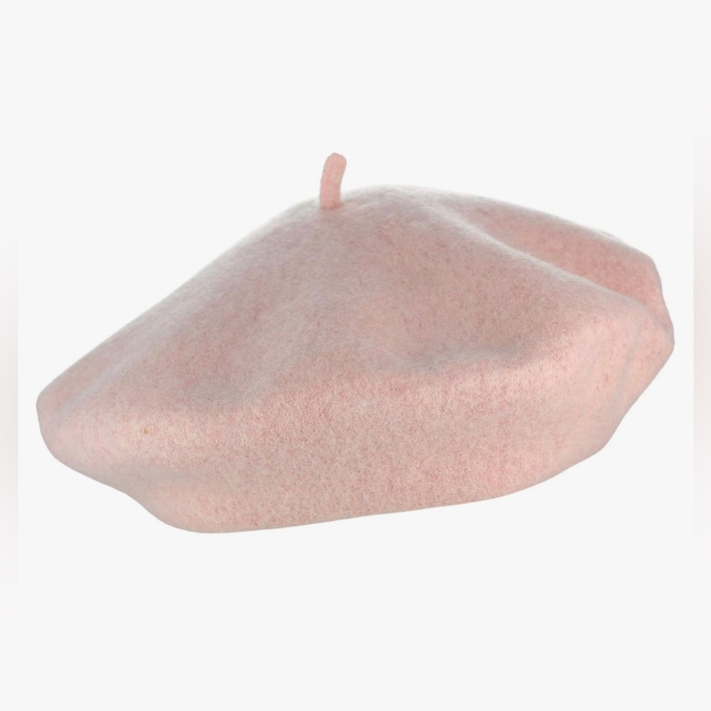 NWT Blush Wool Beret Hat